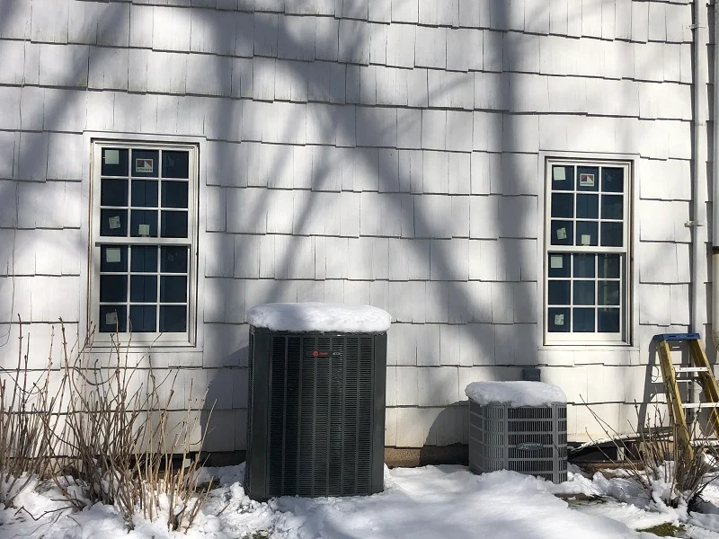 Andersen Woodwright windows with 9 over 9 grids